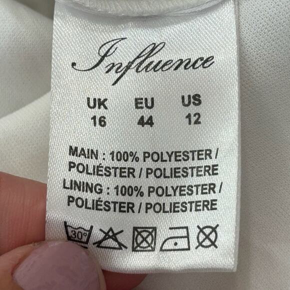 ASOS Influence Pink and Green floral tiered  Mini Sundress NEW Size 16 - Picture 8 of 9